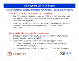 VESA DisplayPort DP Technical Overview (Official)