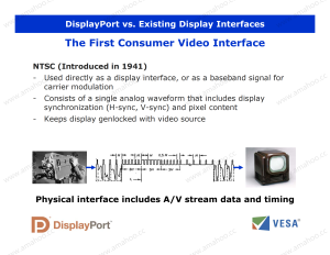 VESA DisplayPort DP Technical Overview (Official)