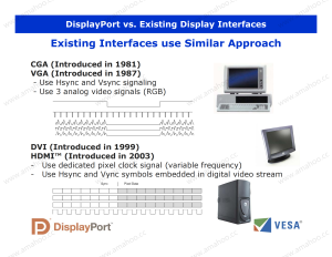 VESA DisplayPort DP Technical Overview (Official)