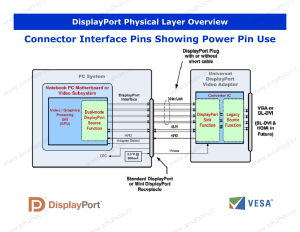 VESA DisplayPort DP Technical Overview (Official)