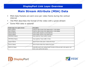 VESA DisplayPort DP Technical Overview (Official)