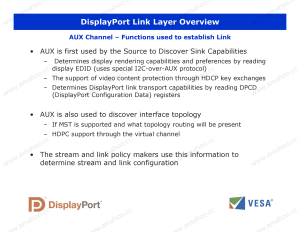 VESA DisplayPort DP Technical Overview (Official)